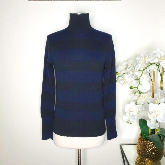 RAG & BONE ‘Careen’ Striped Mock Neck sweater - Picture 1 of 8